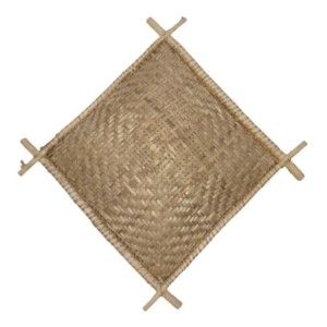 PENEIRA QUADRADA JP2530 M PALHA A25XL25CM