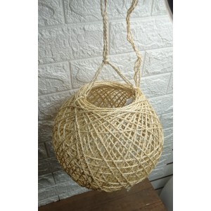 ENFEITE JP187 ESFERA DE SISAL P PENDURALVEL 84CM { CIRCUNFERENCIA }