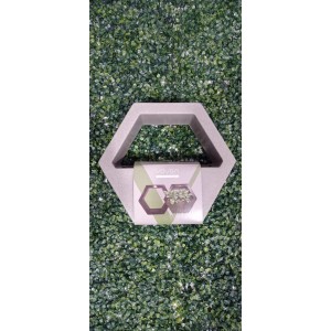 VASO VPS1-CA DE PAREDE SEXTAVADO POLIETILENO N°1 CALCARIO A30XL34CM