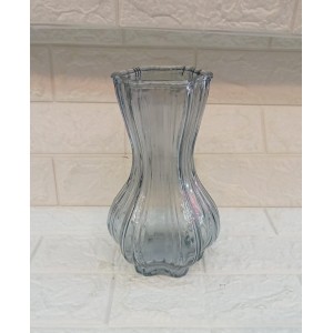 VASO TP1506 VIDRO TULIPA FUME A22X8