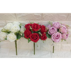 FL BUQUE CY090156 DE ROSA C/9GALHOS A30CM