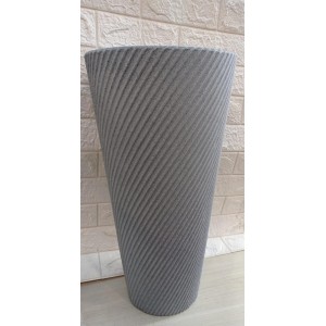VASO PVP2-CP PILÃO VITE POLIETILENO N2 CINZA PEDRA A55XL28,5XB18CM