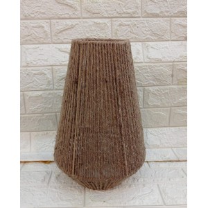 LANTERNA 17343 EM JUTA C/COPO EM VIDRO A41XL13CM