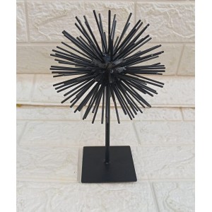 ESCULTURA 13017 DE OURICO EM METAL A34CM