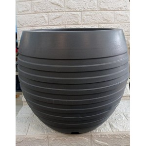 VASO BOJO REF481-3 RISADO C/PRATO Nº4 CHUMBO A49XL42CM