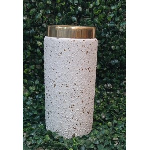 VASO 1801210 TUBO PEQ SENSORY WHITE A22XL9CM