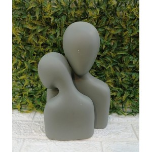 ESTATUETA 753-52 ABRACO CIMENTO FOSCO A29X16CM