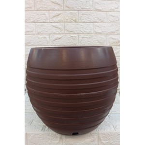 VASO  BOJO REF481-1 FRISADO C/PRATO MARROM Nº4 A50XL41CM