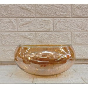 VASO 1542 TERRARIO AMBAR A18X25CM