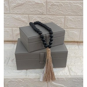 KIT 18200/18212 CAIXA EM MDF C/2 PÇS REVESTIMENTO EM PU  M A9,5XC24CM  P A7XC18,5CM