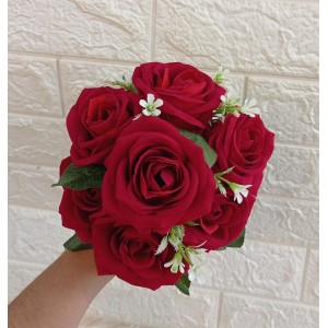 FL BUQUE CY070325 DE ROSA C/7 GALHOS A30CM