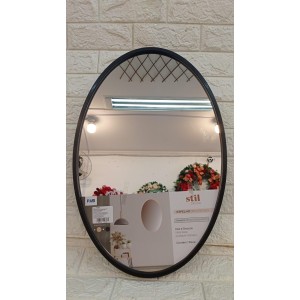 ESPELHO F0386 DECORATIVO PRETO/DOURADO 59,9X39,8X3CM