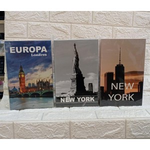 CONJUNTO DV80159 DE CAIXAS DECORATIVAS C/3 PÇS G A27,5XL18XCM M A25,5XL16CM P A23,5XL13,5CM