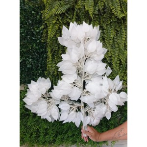 HASTE FL-554/COD2422 DE FOLHAS DE FICUS BRANCO A63CM