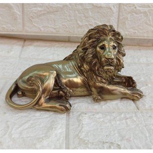 ENFEITE TLEO-03B DE LEAO DE RESINA C27CM