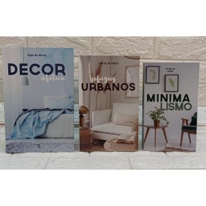 CAIXA LV0016 LIVRO DECORATIVA C/3 PCS G A27XL17CM M A25XL15CM P A23XL13CM