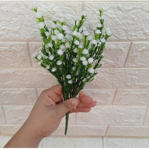 FL BUQUE BG407087 DE FLORZINHA VERDE C/7 GALHOS A35CM