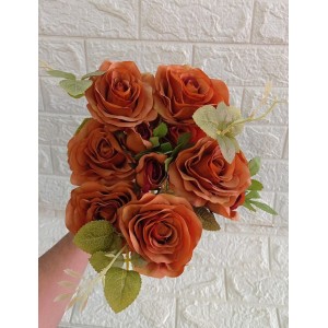 FL BUQUE 19-18-6 DE ROSA LARANJA C/10 GALHOS A51CM