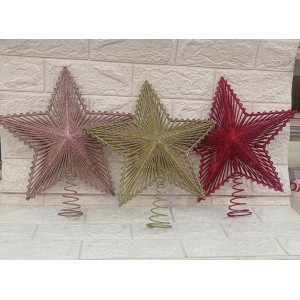  ENFEITE NATALINO ESTRELA NTA8531 GLITER 32CM.