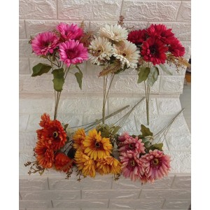 FL BUQUE BG305107 GERBERA LUXO C/5 GALHOS 40CM