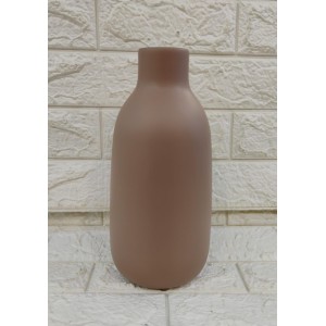 VASO 783-125 POTICHE G BEGE SEPIA FOSCO S30XL5,5CM