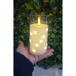 ENFEITE LZ0067 VELA LED DECORATIVO 15X8CM