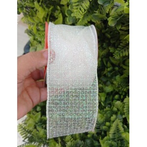 FITA CF751 NATALINA GLITER PRATA 9,14MTR