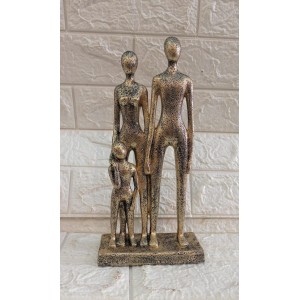 ESCULTURA 20505 FAMILIA EM POLIRRESINA A29CM