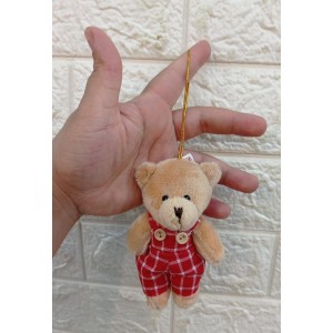 ENFEITE NAT0317 MINI URSINHO POLIESTER 12CM