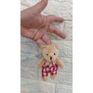 ENFEITE NAT0316 MINI URSINHO POLIESTER 12CM