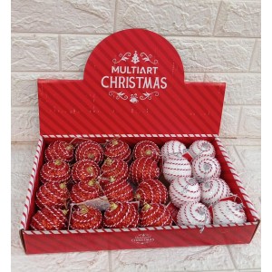 BOLA NBOL6V42 DECORATIVA NATALINA 6CM