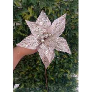 HASTE FN169 BICO DE PAPAGAIO DOURADO GLITER 51CM