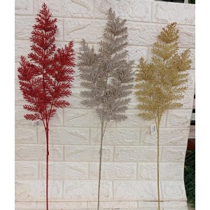 HASTE FG12 DE FOLHAS C/3 GALHOS VERM/DOUR/CHAMPA 75CM