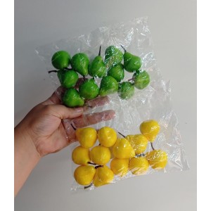 PACOTE P-010 MINI PERA ARTIFICIAL DE ISOPOR C12 PCS