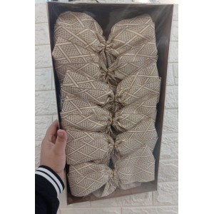 LACO DUPLO C/12 PCS DOURADO