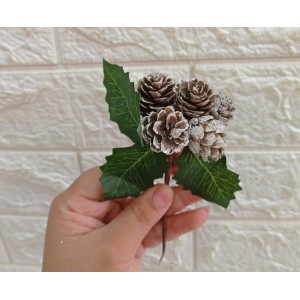 ENFEITE FLH68 DE PINHA DECORATIVO 12CM