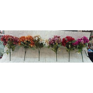 FL BUQUE BG409076E DE DALIA C/9 GALHOS CORES SORTIDAS A48CM