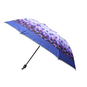 GUARDA CHUVA T3066 BOLINHAS COLORIDAS  C/ CABO CURTO