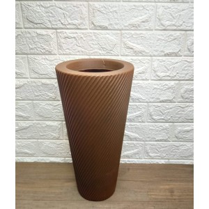 VASO PVP1-FE PILAO VITE POLIETILENO N°1 COR FERRUGEM A40XL21CM